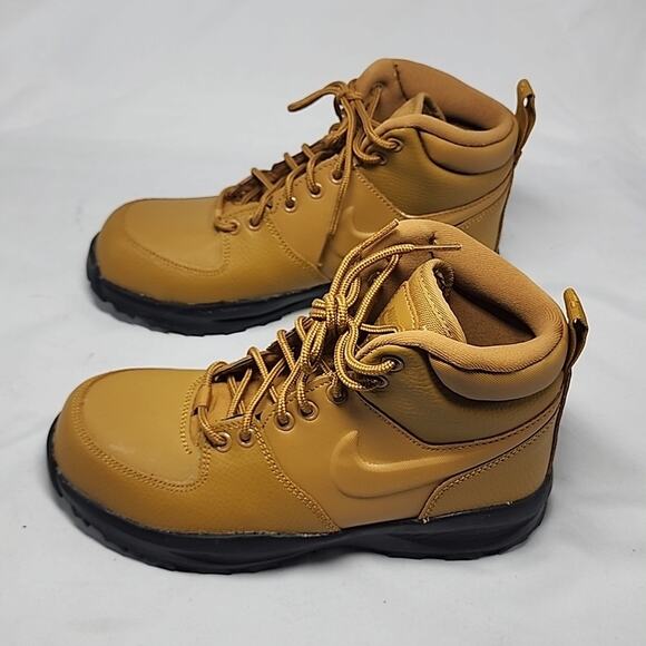 NIKE STYLE MANOA LTR (GS) WOMENS 5.5 SIZE CHILD 4Y COLORWAY WHEAT NEW - Picture 8 of 14